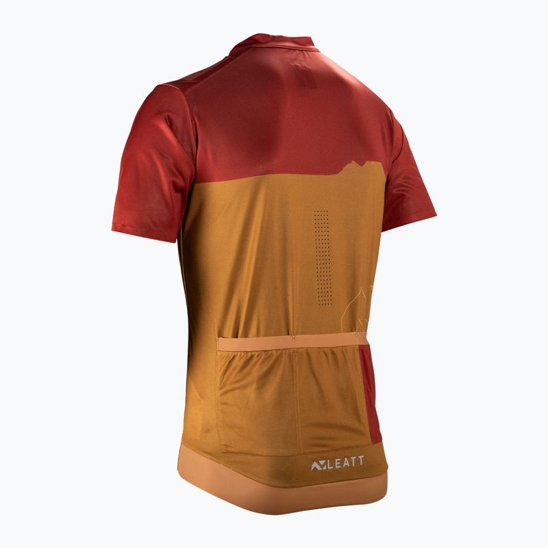 Pánsky cyklistický dres Leatt MTB Trail 3.0 lava 7