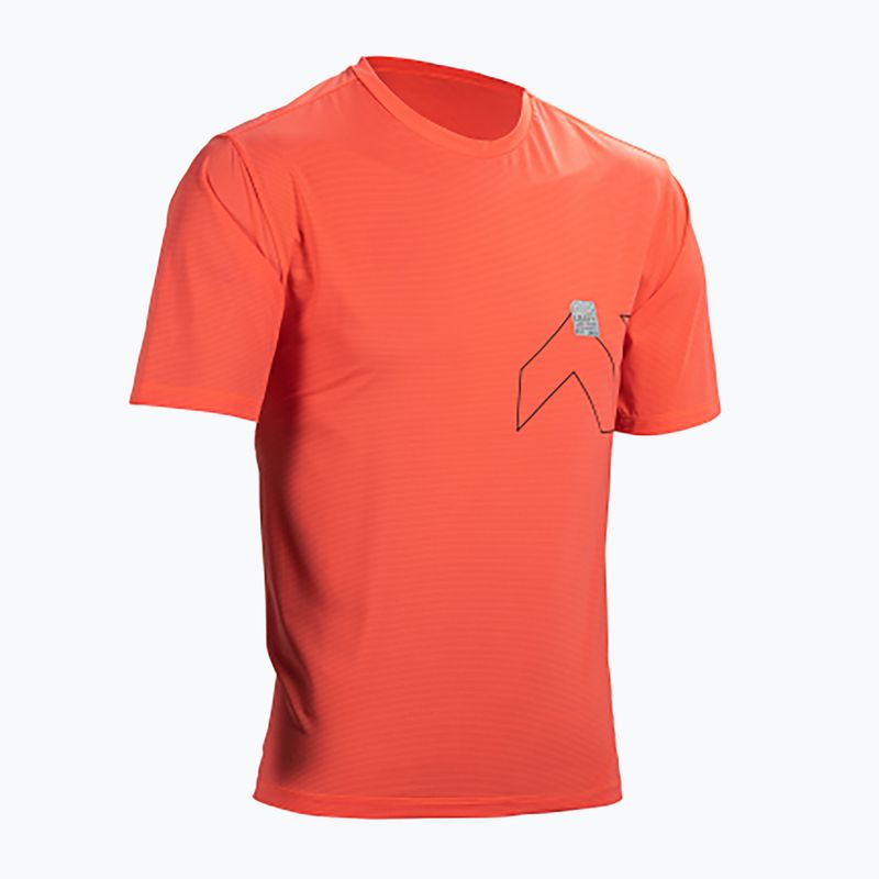 Pánsky cyklistický dres Leatt MTB Trail 1.0 X-Flow neon 4