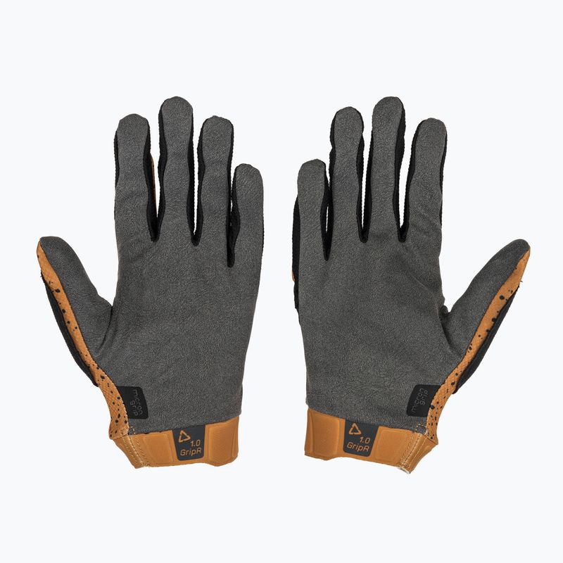 Pánske cyklistické rukavice Leatt MTB 1.0 GripR rust 3