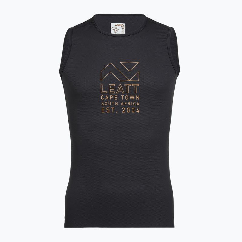 Pánsky cyklistický dres Leatt Sleeveless Base black