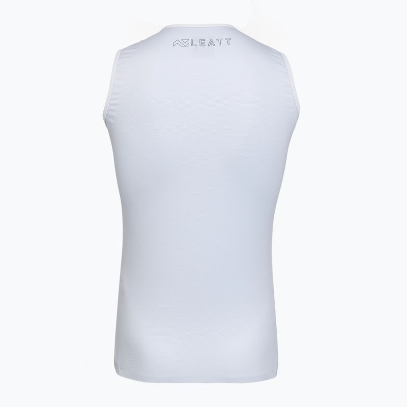 Pánsky cyklistický dres Leatt Sleeveless Base white 2