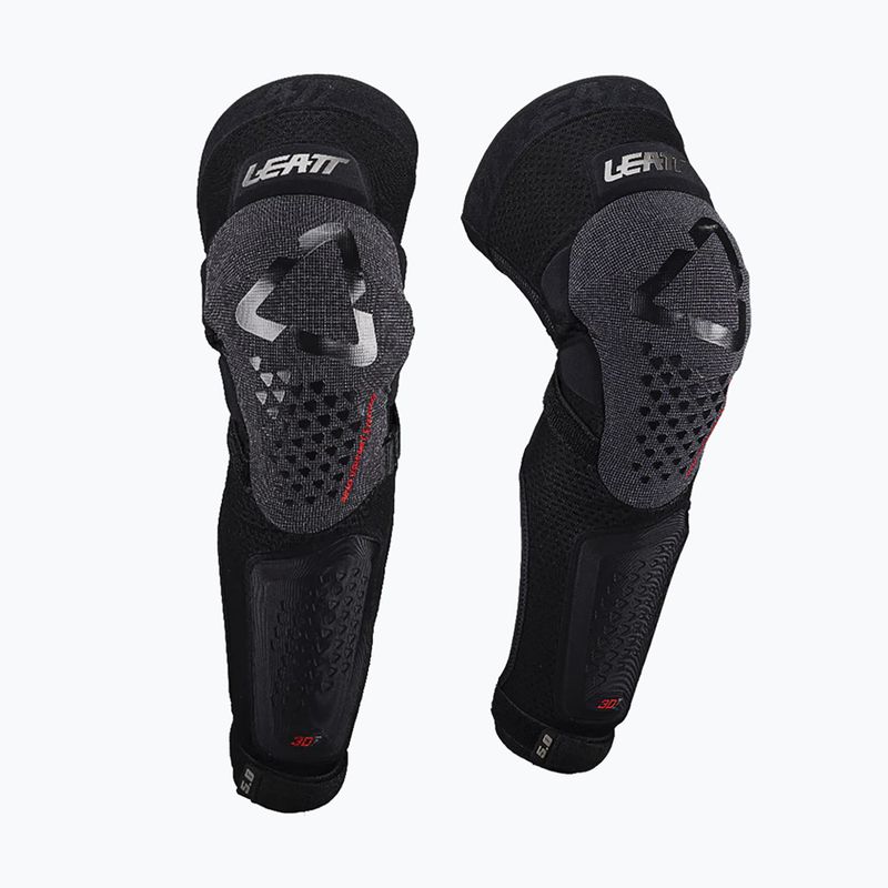 Cyklistické chrániče na kolená a holene Leatt 3DF 5.0 Evo EXT black 2
