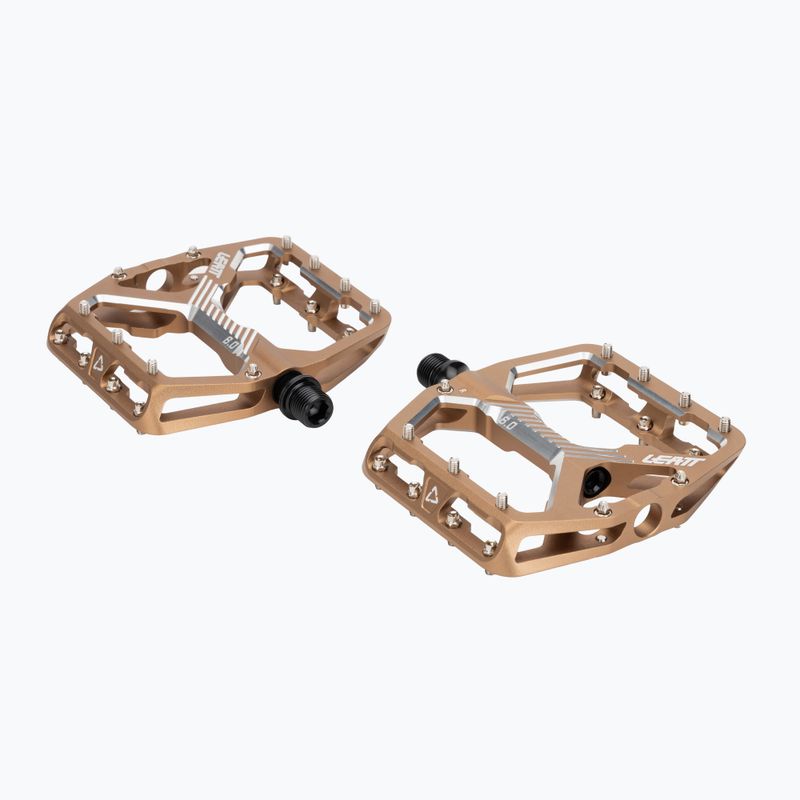 Cyklistické pedále Leatt AllMnt 6.0 Flat frost bronze 2