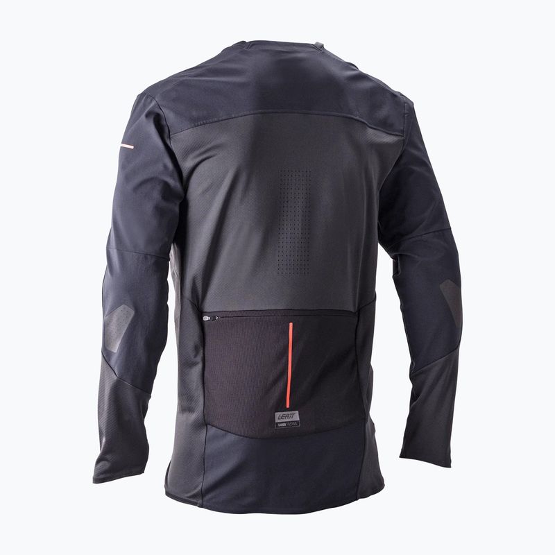 Pánsky cyklistický dres longsleeve Leatt MTB Trail 6.0 Cargo 5026052202 ghost black 2