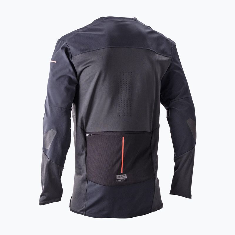 Pánsky cyklistický dres longsleeve Leatt MTB Trail 6.0 Cargo ghost black 2