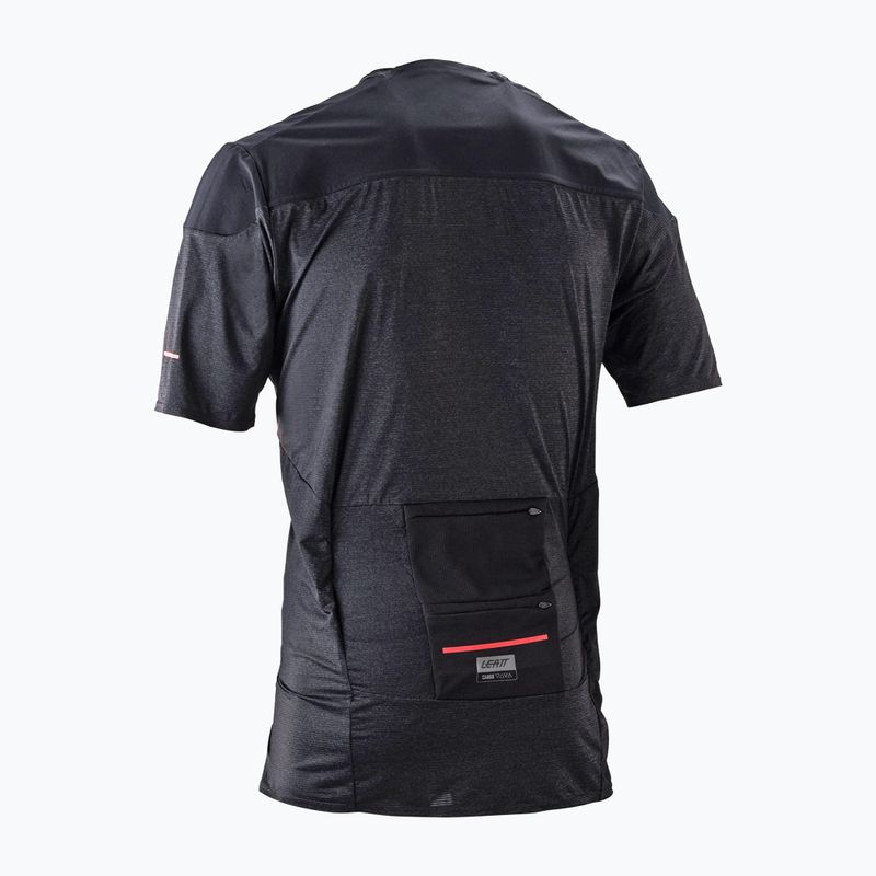 Pánsky cyklistický dres Leatt MTB Trail 6.0 Cargo ghost black 2