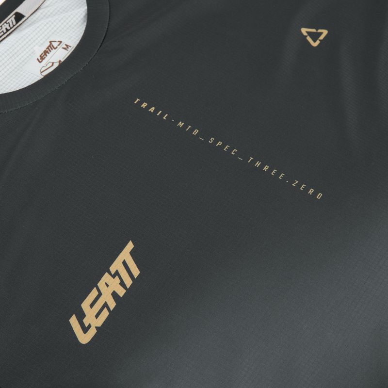 Pánsky cyklistický dres longsleeve Leatt MTB Trail 3.0 ghost black 3