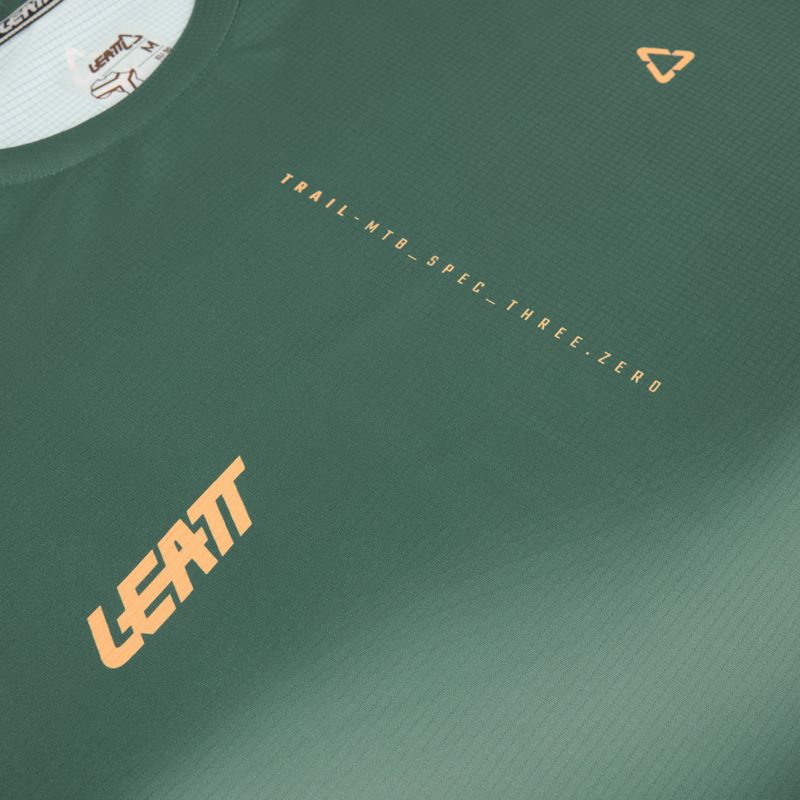 Pánsky cyklistický dres longsleeve Leatt MTB Trail 3.0 spruce green 3