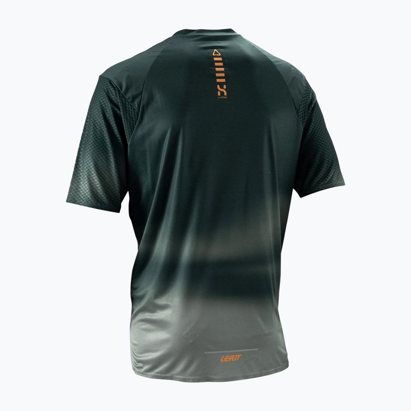 Pánsky cyklistický dres Leatt MTB Trail 3.0 spruce green 2