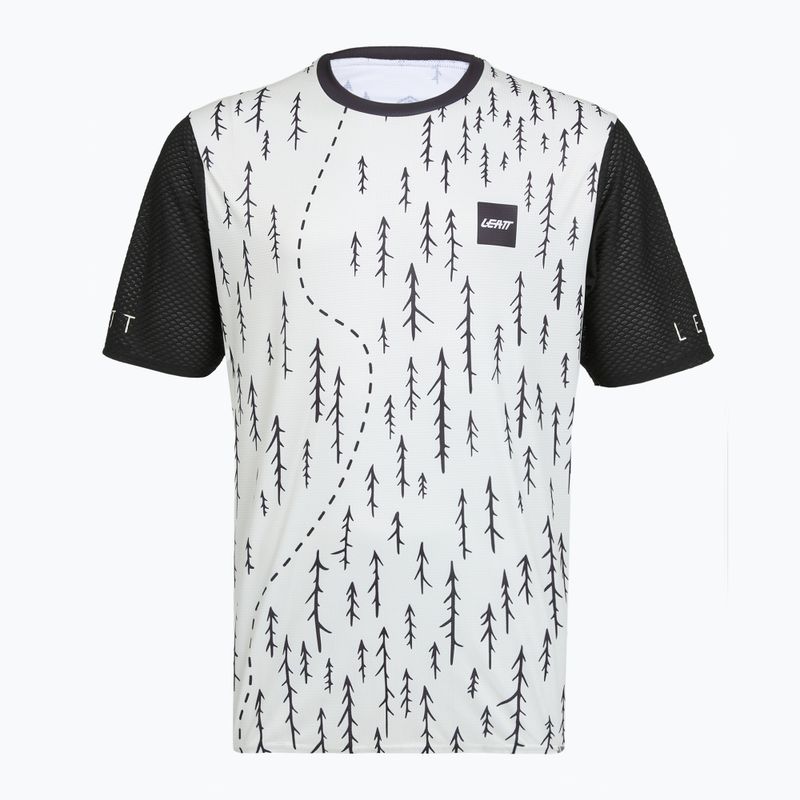 Pánsky cyklistický dres Leatt MTB Trail 3.0 trails white