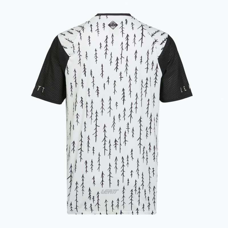 Pánsky cyklistický dres Leatt MTB Trail 3.0 trails white 2