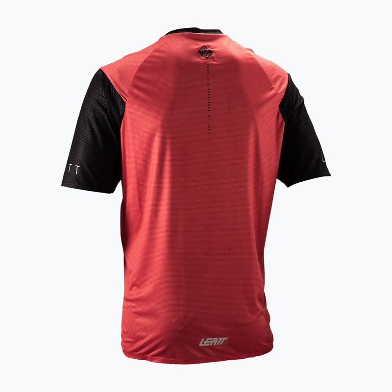 Pánsky cyklistický dres Leatt MTB Trail 3.0 dusty red 2