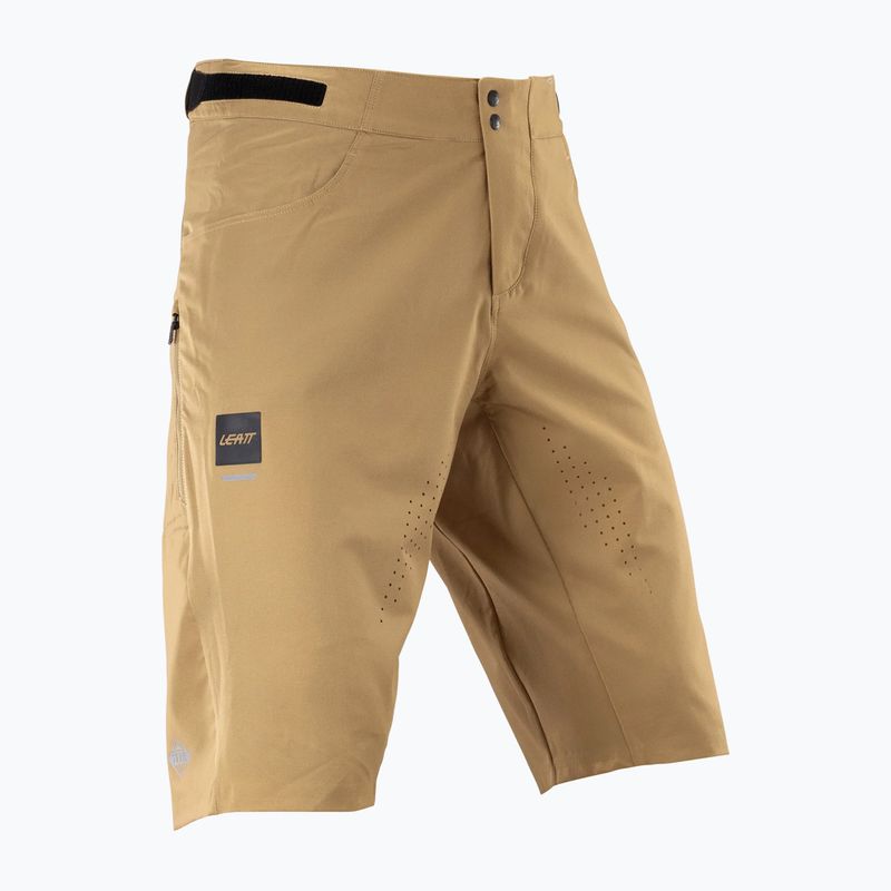 Pánske cyklistické šortky Leatt MTB Trail 3.0 Liner brass brown
