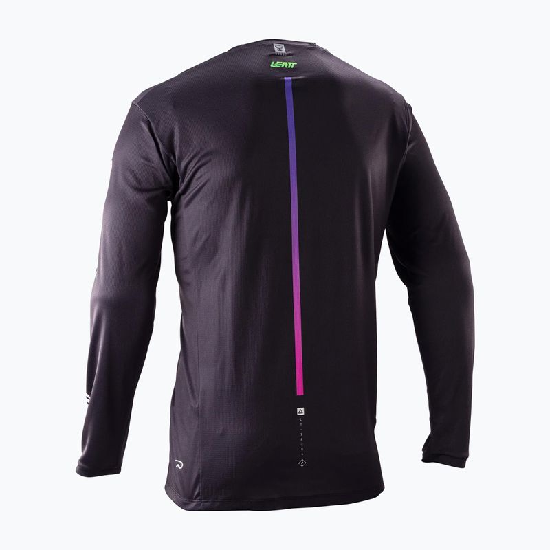 Pánsky cyklistický dres longsleeve Leatt MTB Gravity 4.0 race black 2