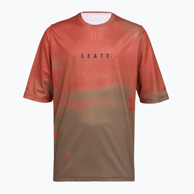 Pánsky cyklistický dres Leatt MTB Gravity 4.0 dusty red