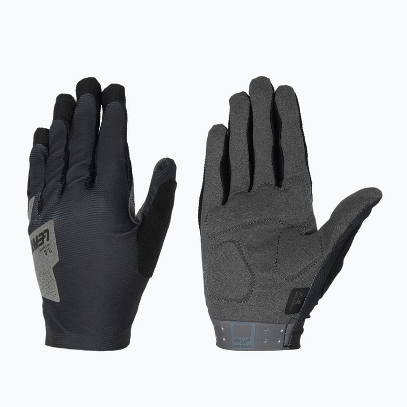 Pánske cyklistické rukavice Leatt MTB 3.0 Endurance stealth black/grey