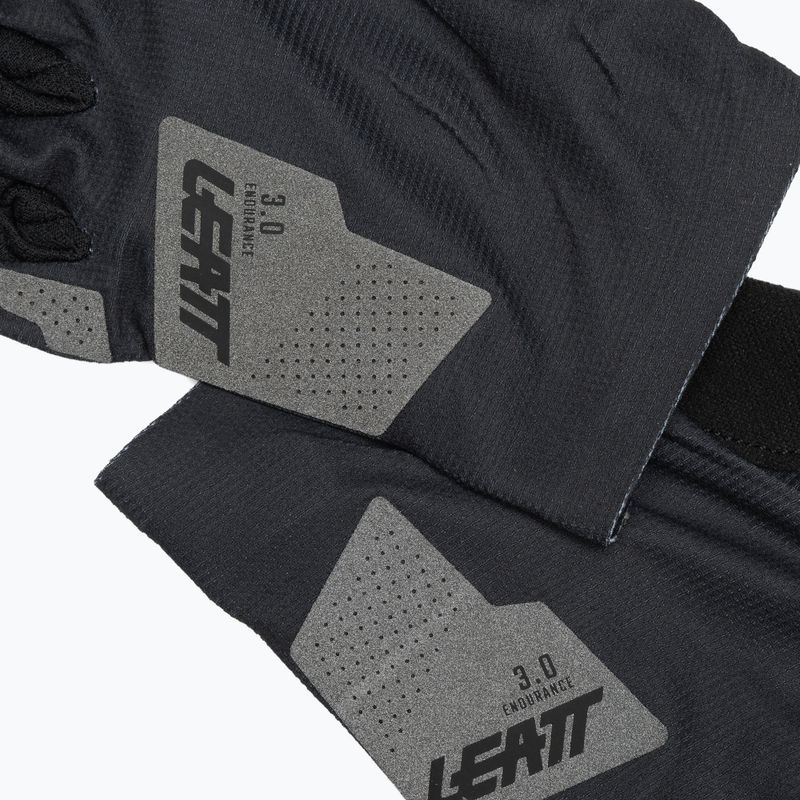 Pánske cyklistické rukavice Leatt MTB 3.0 Endurance stealth black/grey 4