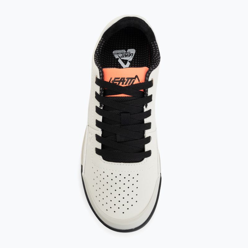 Pánske cyklistické topánky na platformové pedály Leatt Flat 2.0 cream white 5