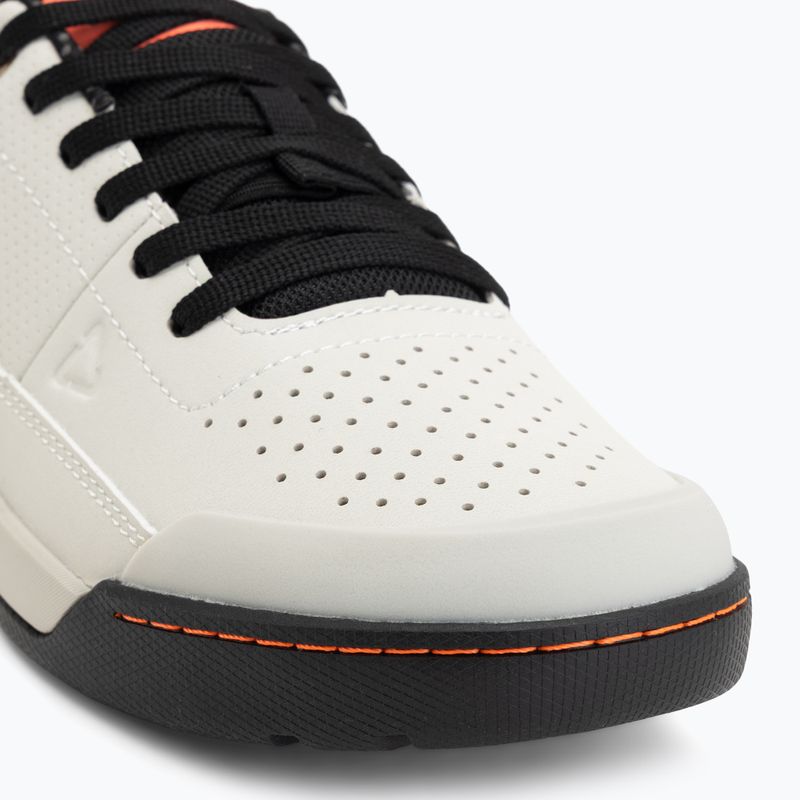 Pánske cyklistické topánky na platformové pedály Leatt Flat 2.0 cream white 7