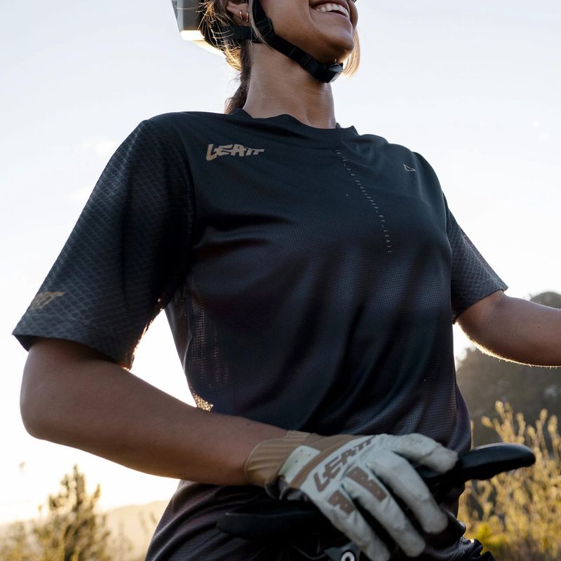 Dámsky cyklistický dres Leatt MTB Trail 3.0 ghost black 3