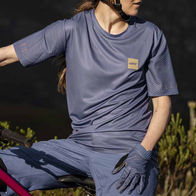 Dámsky cyklistický dres Leatt MTB Trail 3.0 cosmic blue 3