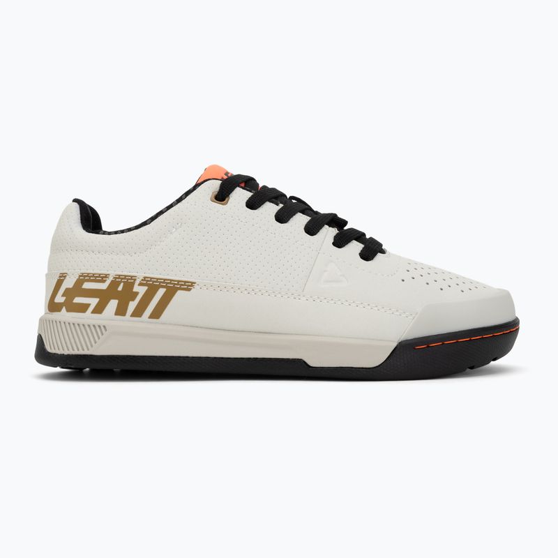 Dámske cyklistické topánky na platformové pedály Leatt Flat 2.0 W cream white 2