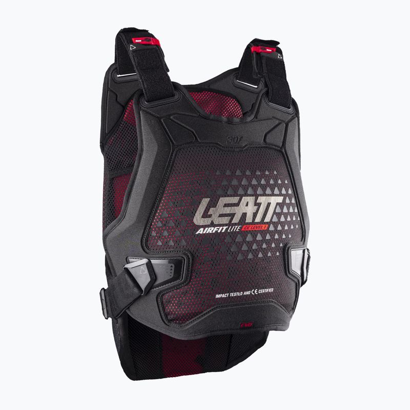 Cyklistický zvonček Leatt Chest Protector 3DF AirFit Evo Lite black 3