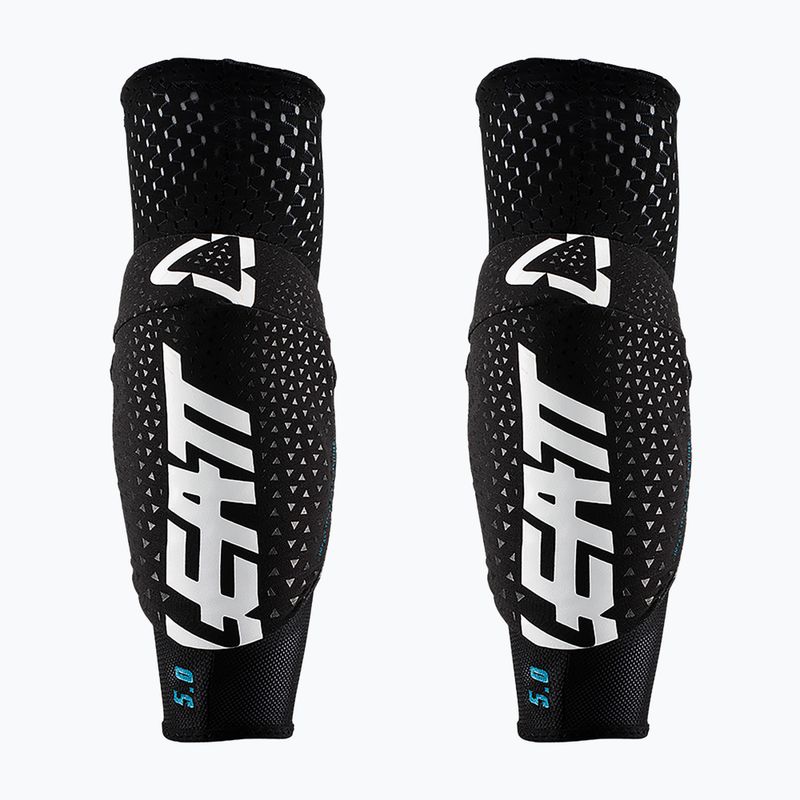 Detské cyklistické chrániče lakťov Leatt 3DF 5.0 Mini white/black