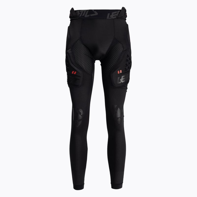 Leatt Impact 3DF 6.0 pánske cyklistické ochranné nohavice čierne 5019000371