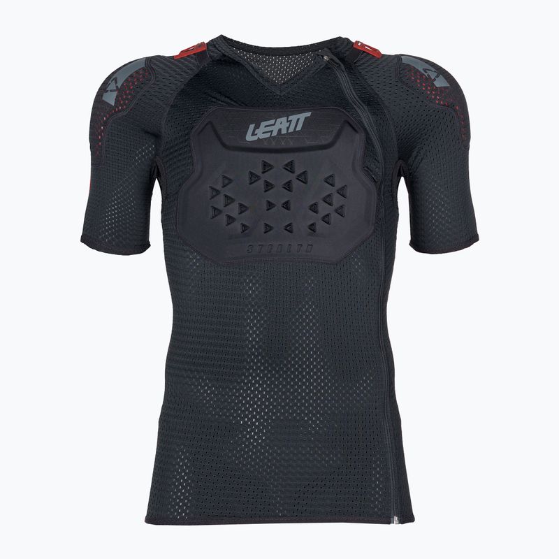Cyklistický dres s chráničmi Leatt Airflex SS čierny 52424