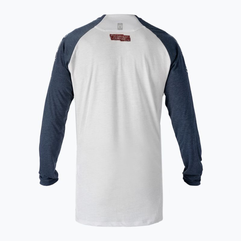 Pánsky cyklistický dres Leatt MTB 2.0 Long white 5021120541 2