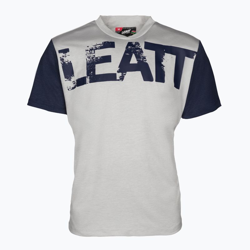 Cyklistický dres Leatt MTB 2.0 sivý tmavomodrý 5021120641