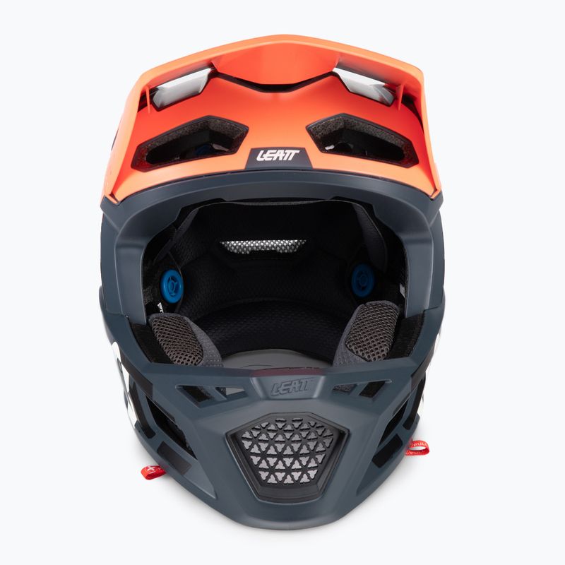 Cyklistická prilba Leatt MTB 4.0 Gravity V22 oranžová/čierna 1022070512 2