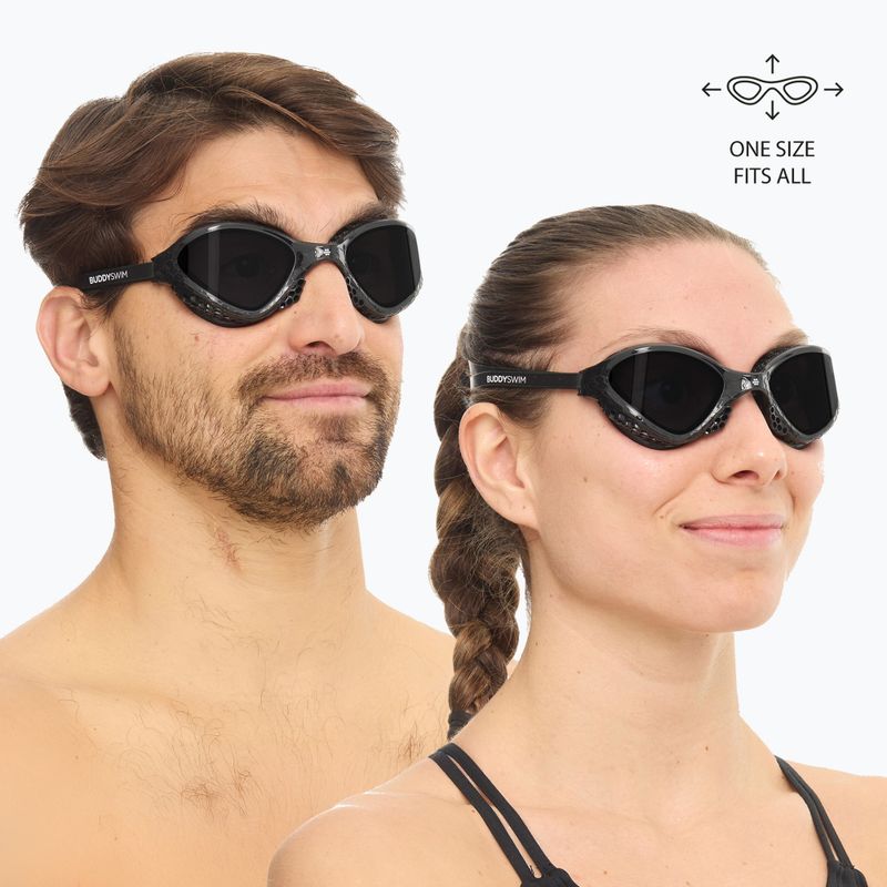 Plavecké okuliare BuddySwim Ozean black/smoke 2