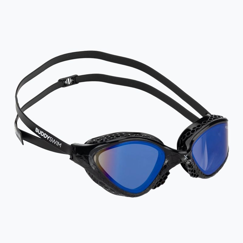Plavecké okuliare BuddySwim OzeanX Mirror black/blue