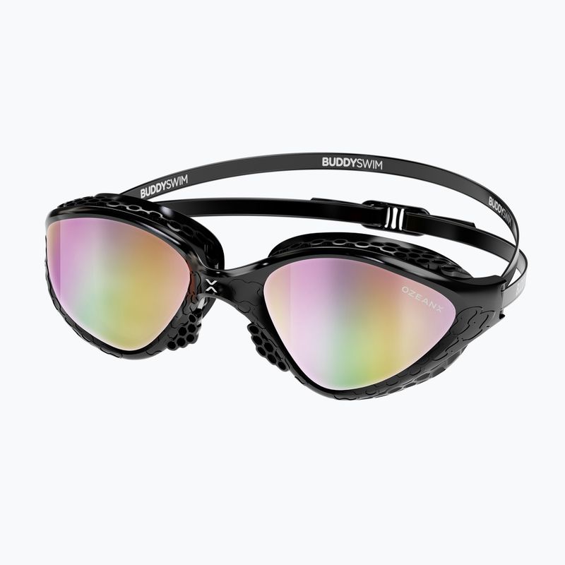 Plavecké okuliare BuddySwim OzeanX Mirror black / iridium