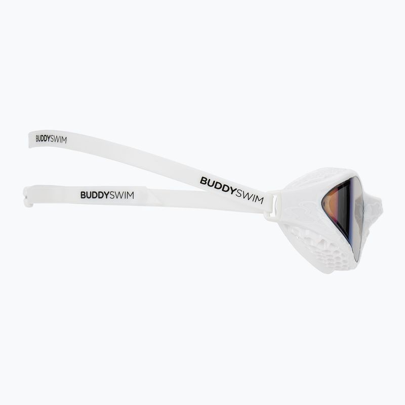 Plavecké okuliare BuddySwim OzeanX Mirror white/blue 3