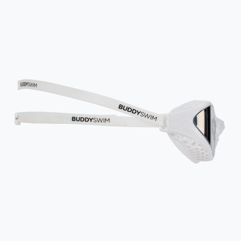 Plavecké okuliare BuddySwim OzeanX Mirror white / silver 3