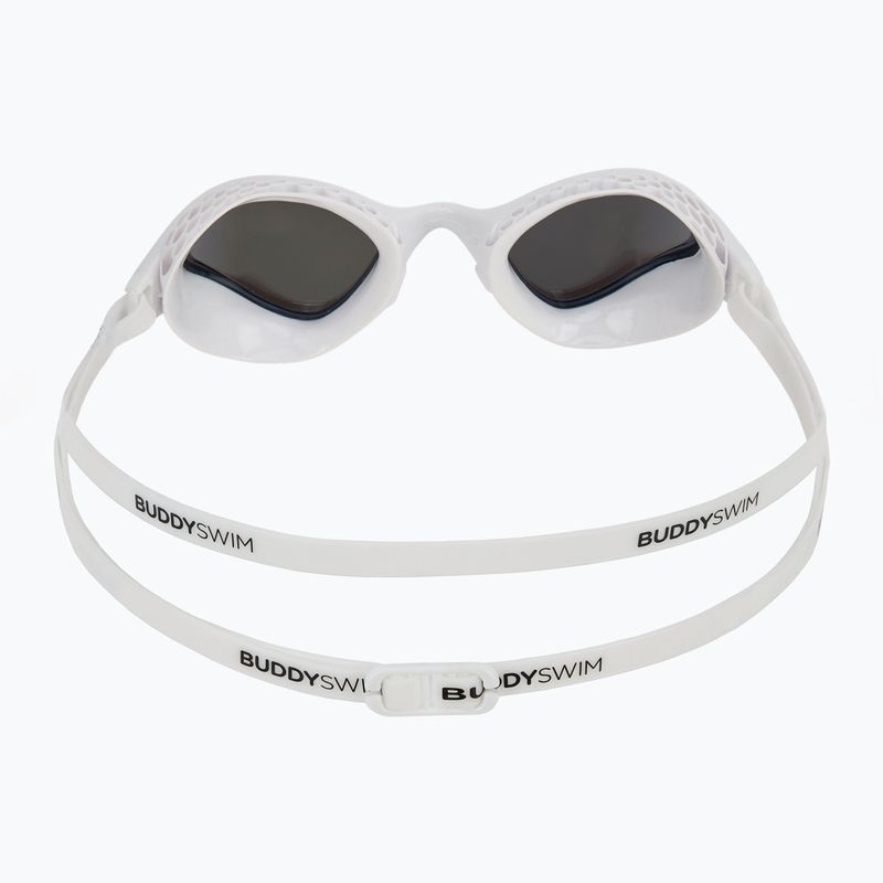 Plavecké okuliare BuddySwim OzeanX Mirror white / silver 4