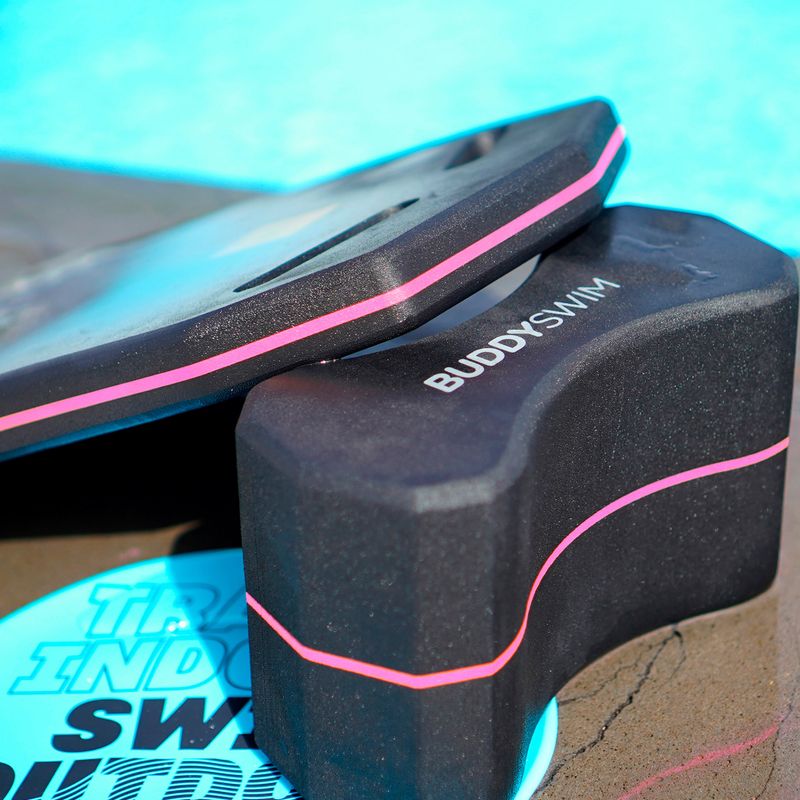 Doska na plávanie BuddySwim Pull Buoy black/pink 5