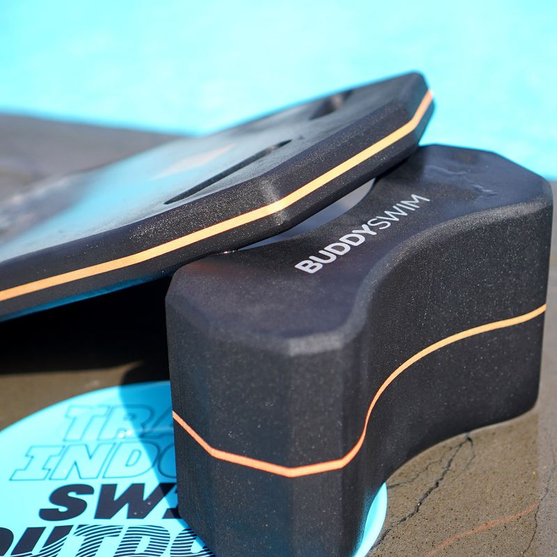 Doska na plávanie BuddySwim Kickboard black/orange 3