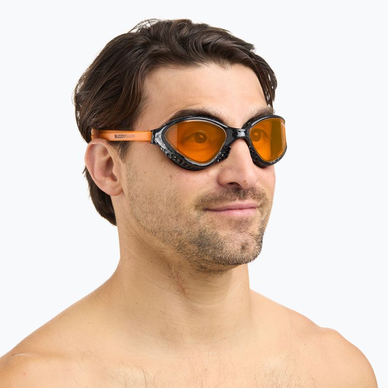 Plavecké okuliare BuddySwim Ozean black/orange/orange 4