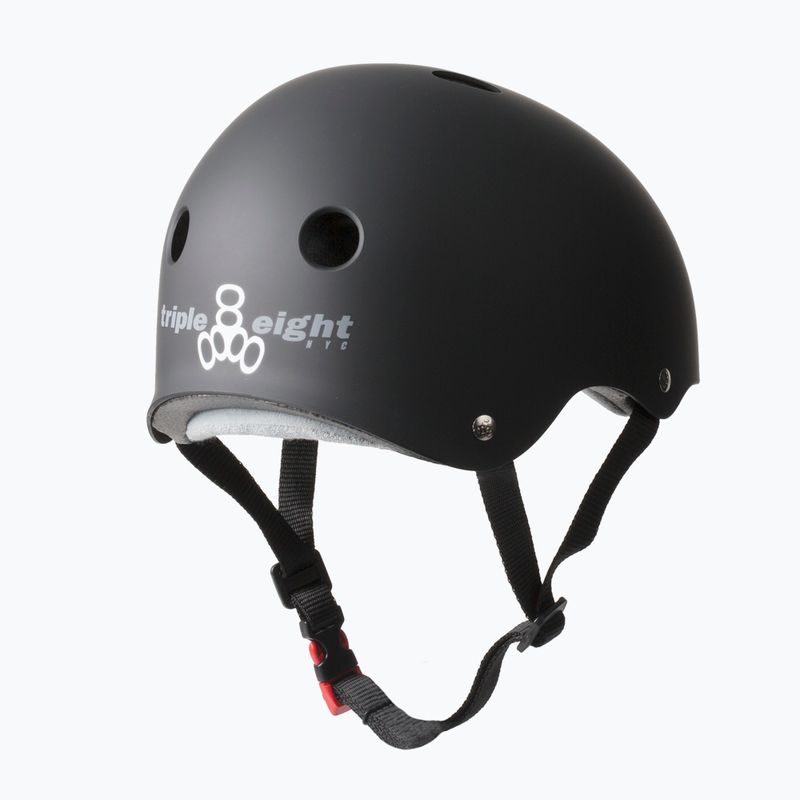 Prilba  Triple Eight The Certified Sweatsaver black matte 2