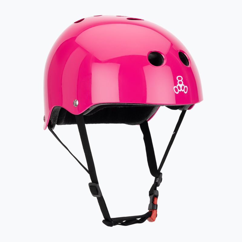 Prilba Triple Eight The Certified Sweatsaver pink glossy