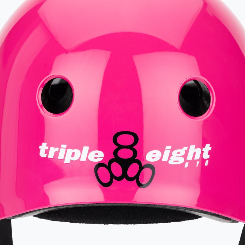 Prilba Triple Eight The Certified Sweatsaver pink glossy 7