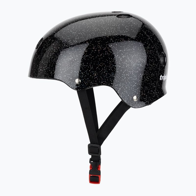 Prilba Triple Eight The Certified Sweatsaver black glitter 3