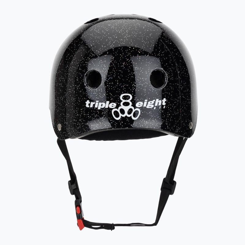Prilba Triple Eight The Certified Sweatsaver black glitter 4