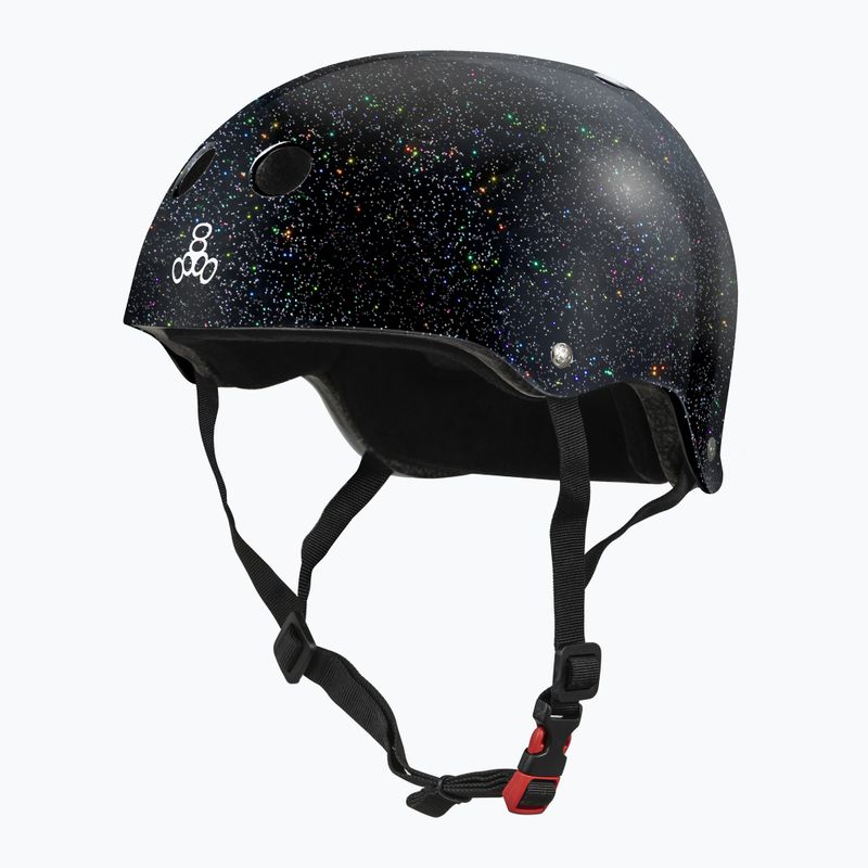 Prilba  Triple Eight The Certified Sweatsaver black glitter