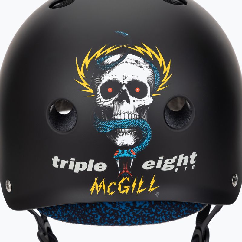 Prilba Triple Eight Deep Cover Mike Mcgill black mcgill 7