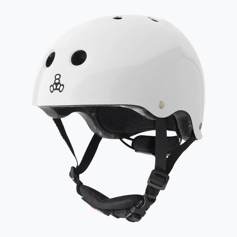 Detská prilba Triple Eight Lil 8 Youth white glossy
